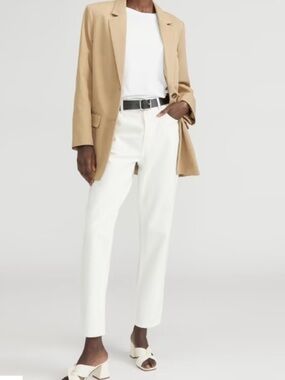 Everlane 90s Cheeky Jeans - 27 Ankle - white